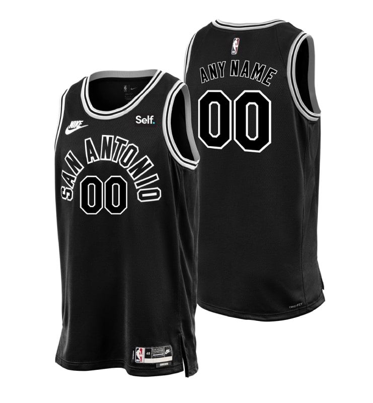 Max Maillot Custom, San Antonio Spurs 2022/23 - Classic fiable