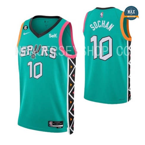 Max Maillots Jeremy Sochan, San Antonio Spurs 2022/23 - City grossiste