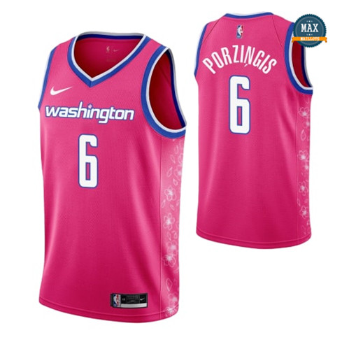 Max Maillots Kristaps Porzingis, Washington Wizards 2022/23 - City personnalisé