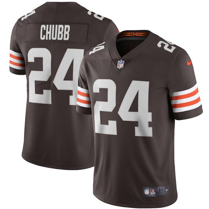Max Maillot Nick Chubb, Cleveland Browns - Brown fiable