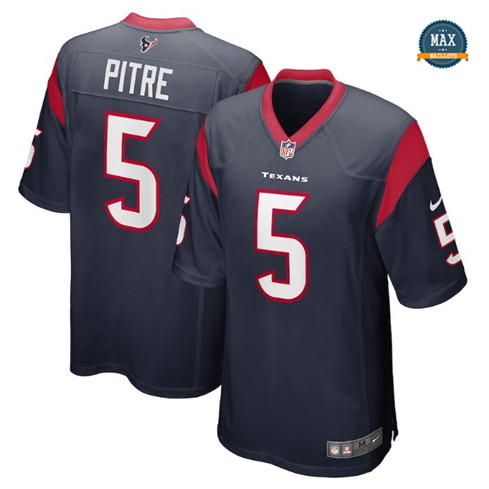 Max Maillots Jalen Pitre, Houston Texans - Bleu marine Original