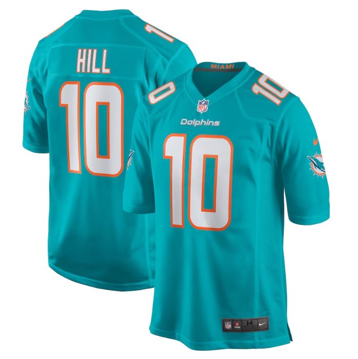 Max Maillots Tyreek Hill, Miami Dolphins - Aqua discount