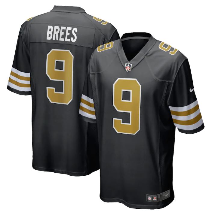 Max Maillot Drew Brees, New Orleans Saints - Alternate personnalisé