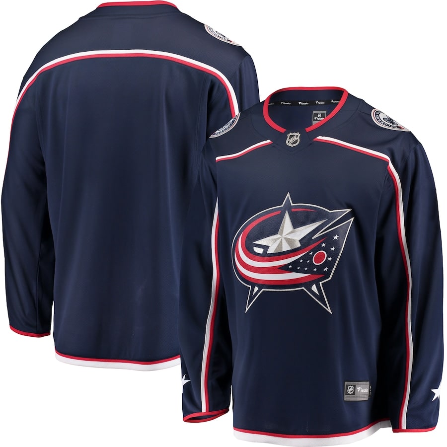 Max Maillots Columbus Blue Jackets - Home personnalisé