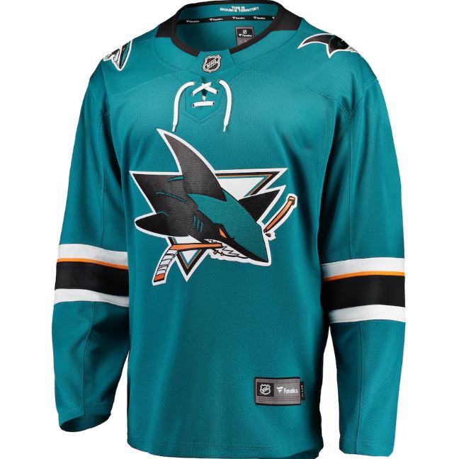 Max Maillot San Jose Sharks - Home personnalisé