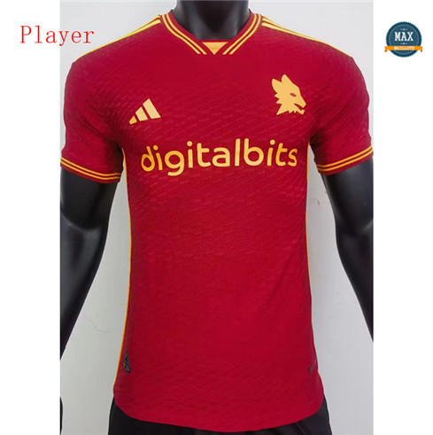 Max Maillot Player Version 2023/24 AS Roma Domicile original