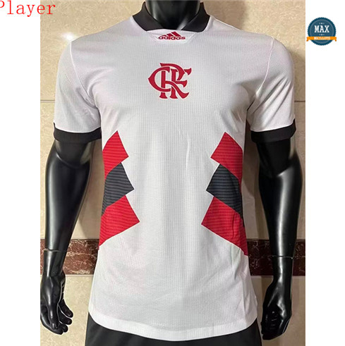 Max Maillots Player Version 2023/24 Flamengo édition spéciale Blanc original
