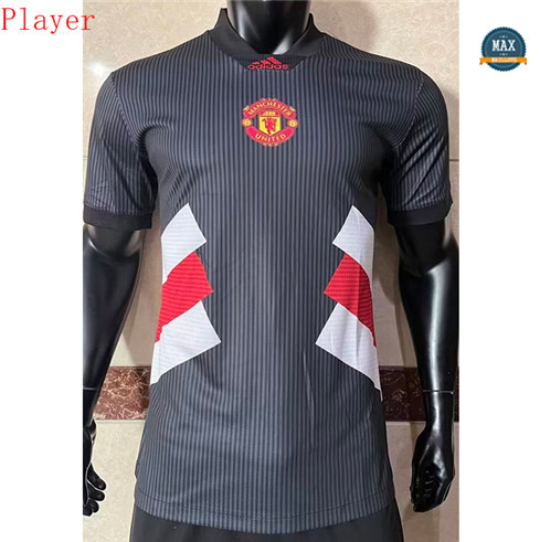 Max Maillots Player Version 2023/24 Manchester United édition spéciale Noir flocage