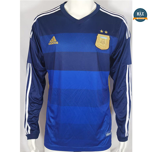 Max Maillot Retro 2014-15 Argentine Exterieur Manche Longue personnalisé