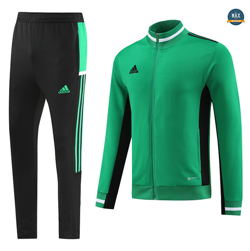 Max Maillot Veste Survetement Adidas 2023/24 vert flocage
