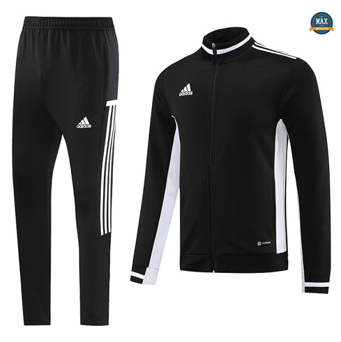 Max Maillots Veste Survetement Adidas 2023/24 noir grossiste