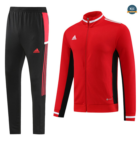 Max Maillot Veste Survetement Adidas 2023/24 rouge fiable