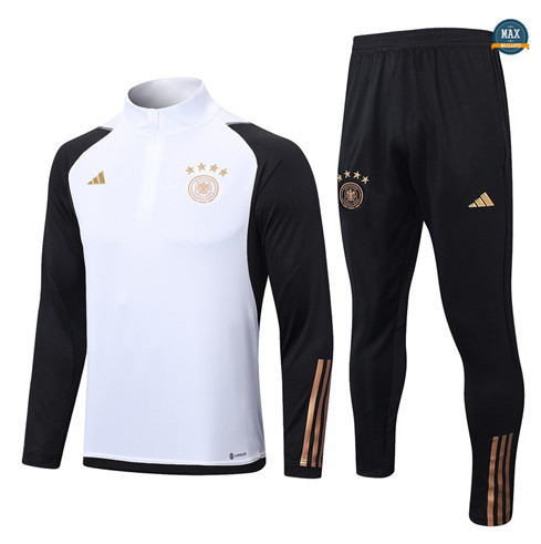 Max Maillots Survetement Allemagne 2022/23 Blanc fiable