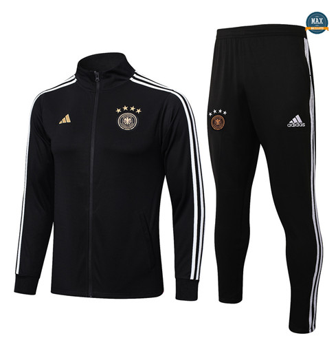 Max Maillots Veste Survetement Allemagne 2022/23 noir original