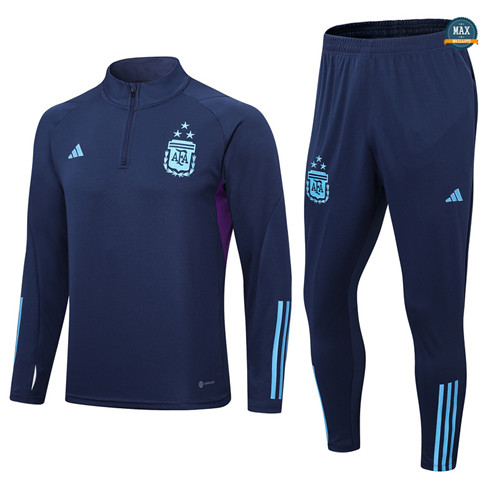 Max Maillots Survetement Argentine 2022/23 Bleu grossiste