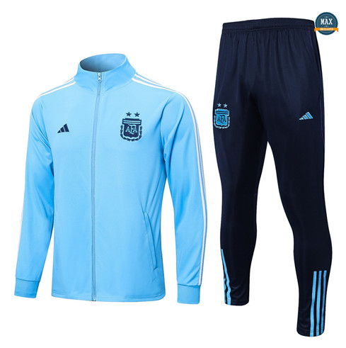 Max Maillots Veste Survetement Argentine 2022/23 Bleu fiable