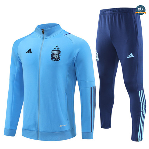 Max Maillots Veste Survetement Argentine 3stars 2023/24 Bleu flocage