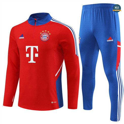 Max Maillots Survetement Bayern Munich 2022/23 rouge grossiste