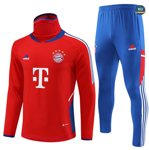 Max Maillot Survetement Bayern Munich 2022/23 rouge fiable