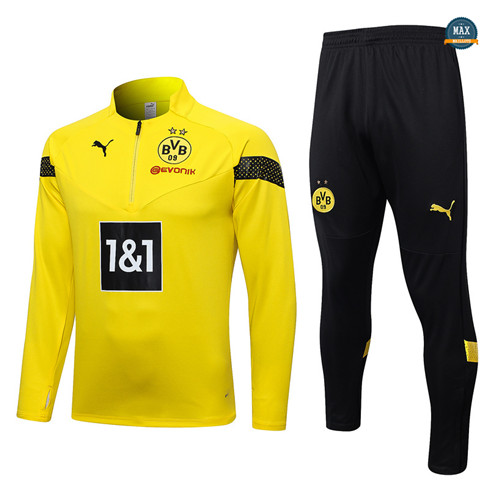 Max Maillot Survetement Dortmund 2022/23 jaune grossiste
