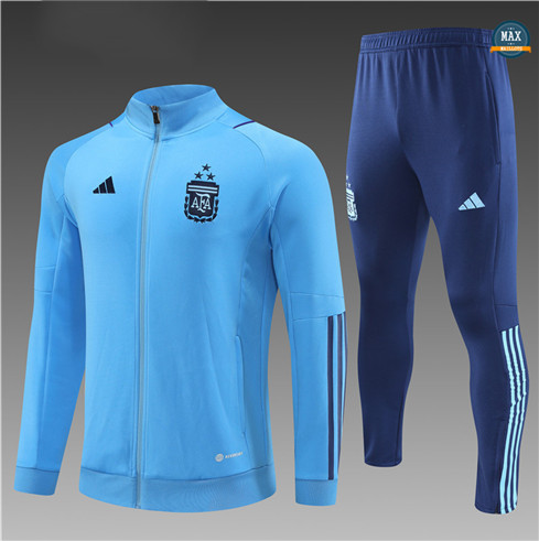 Max Maillots Veste Survetement Enfant Argentine 2022/23 Bleu grossiste