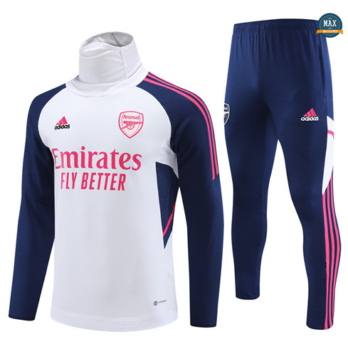 Max Maillot Survetement Enfant Arsenal 2022/23 Blanc grossiste