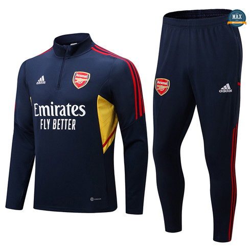 Max Maillots Survetement Enfant Arsenal 2022/23 Bleu fiable