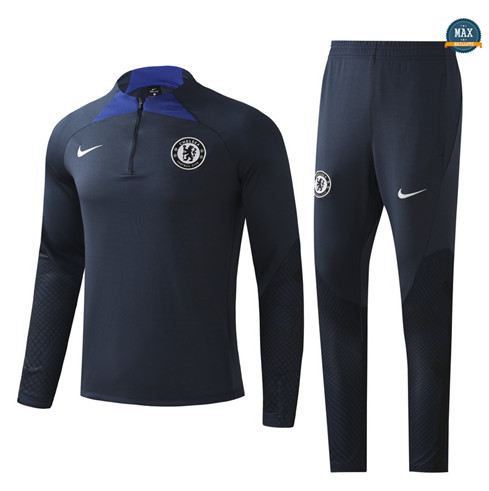 Max Maillot Survetement Enfant Chelsea 2022/23 Bleu flocage