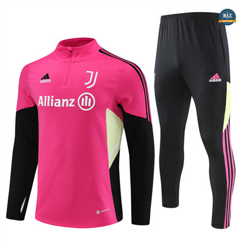 Max Maillots Survetement Enfant Juventus 2022/23 rose fiable