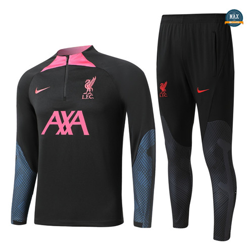 Max Maillot Survetement Enfant Liverpool 2022/23 noir grossiste