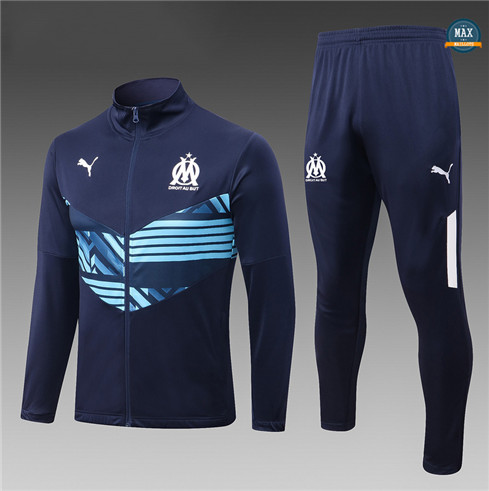 Max Maillot Veste Survetement Enfant Olympique Marseille 2022/23 Bleu fiable