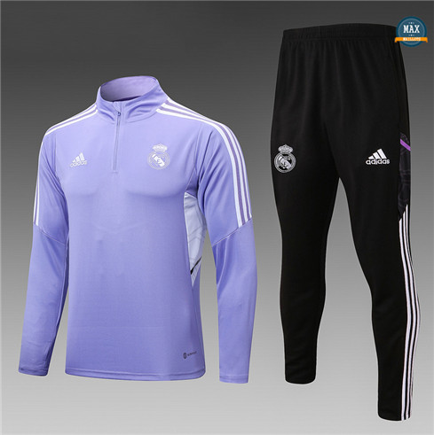 Max Maillots Survetement Enfant Real Madrid 2022/23 Violet grossiste