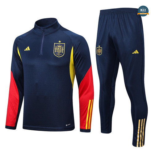 Max Maillots Survetement Espagne 2022/23 Bleu fiable