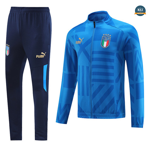 Max Maillot Veste Survetement Italie 2022/23 Bleu grossiste