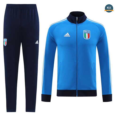 Max Maillots Veste Survetement Italie 2022/23 Bleu fiable