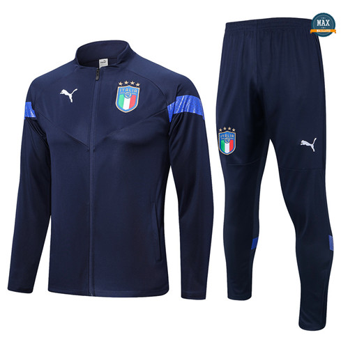 Max Maillots Veste Survetement Italie 2022/23 Bleu discout