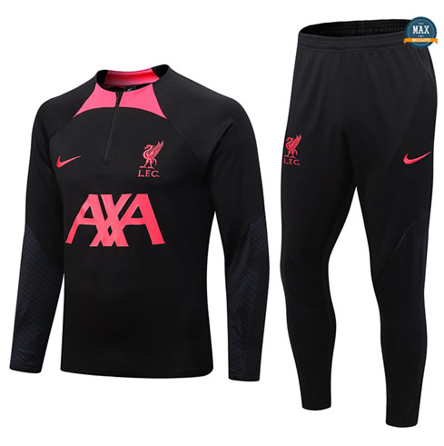 Max Maillots Survetement Liverpool 2022/23 noir discout