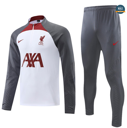 Max Maillot Survetement Liverpool 2022/23 Blanc flocage