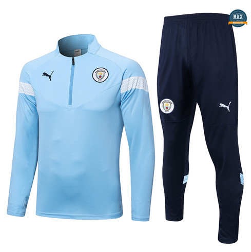 Max Maillots Survetement Manchester City 2022/23 Bleu original