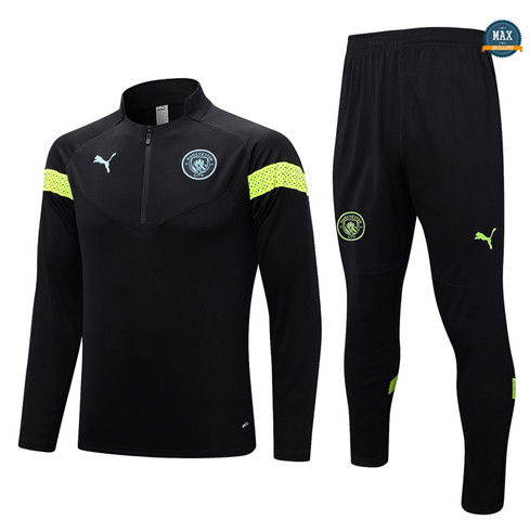 Max Maillot Survetement Manchester City 2022/23 noir discout