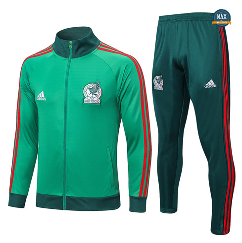 Max Maillots Veste Survetement Mexique 2022/23 vert flocage