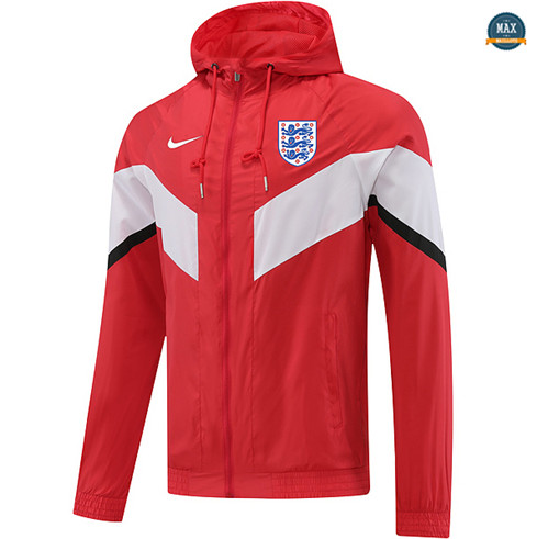 Max Maillot Coupe vent Angleterre 2022/23 rouge flocage