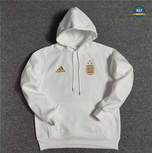 Max Maillots Sweat A Capuche Argentine 2022/23 Blanc grossiste