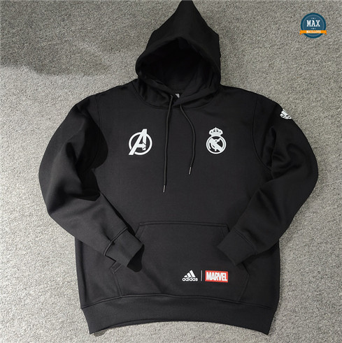 Max Maillot Sweat A Capuche Real Madrid 2022/23 noir original