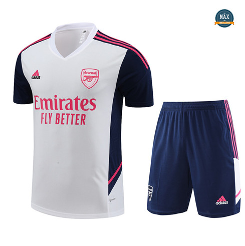 Max Maillots Arsenal Enfant + Short 2022/23 Training Blanc fiable