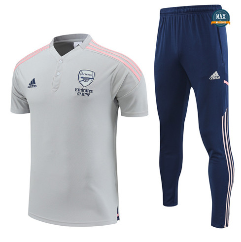 Max Maillot Arsenal + Pantalon 2022/23 Training gris flocage