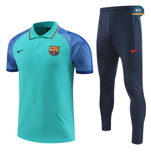 Max Maillot Barcelone + Pantalon 2022/23 Training Bleu flocage