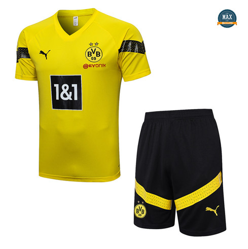 Max Maillot Borussia Dortmund + Short 2022/23 Training jaune flocage