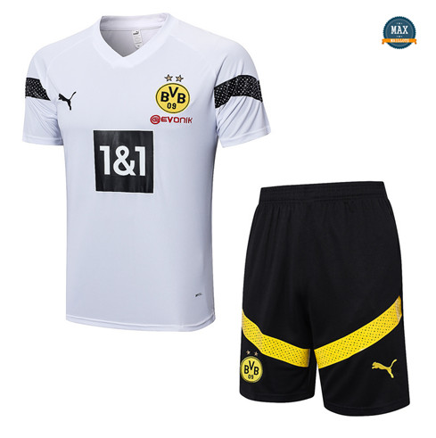 Max Maillot Borussia Dortmund + Short 2022/23 Training Blanc fiable