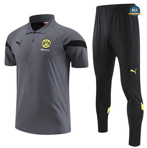 Max Maillots Borussia Dortmund + Pantalon 2022/23 Training gris original